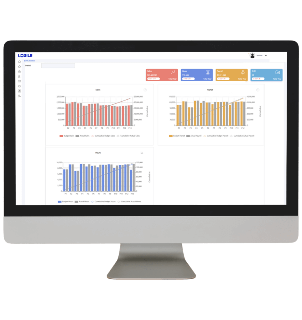 Screenshot of Logile's Labor Planning